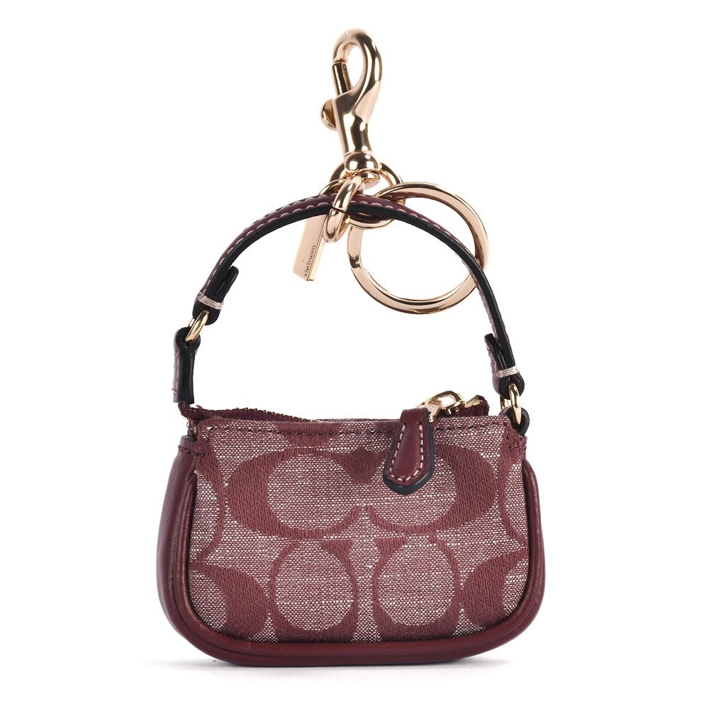 (現貨) Coach Mini Nolita Bag Charm In Signature Canvas