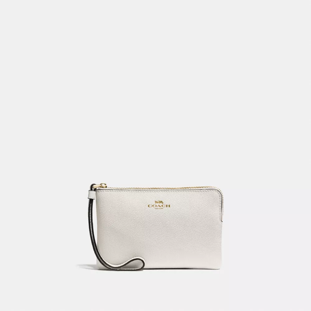 (現貨) Coach Corner Zip Wristlet
