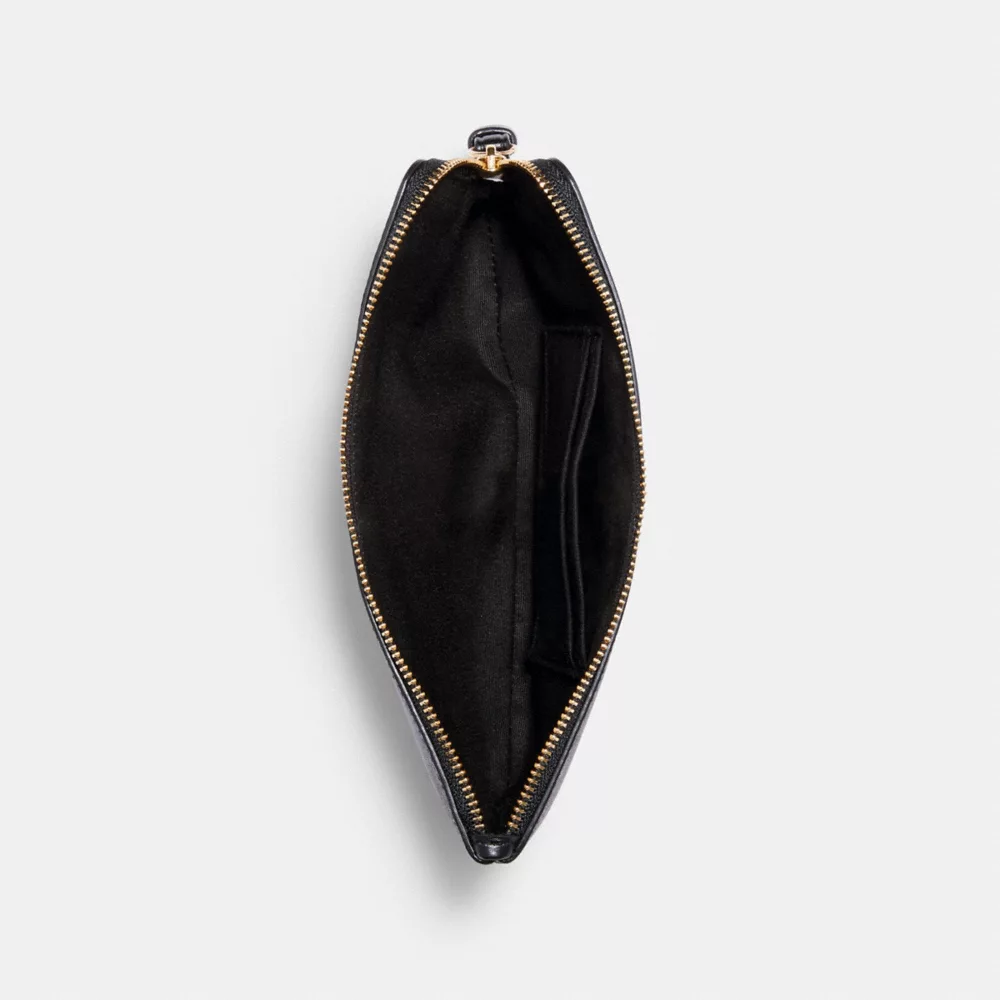 (現貨) Coach Large Corner Zip Wristlet In Signature Canvas