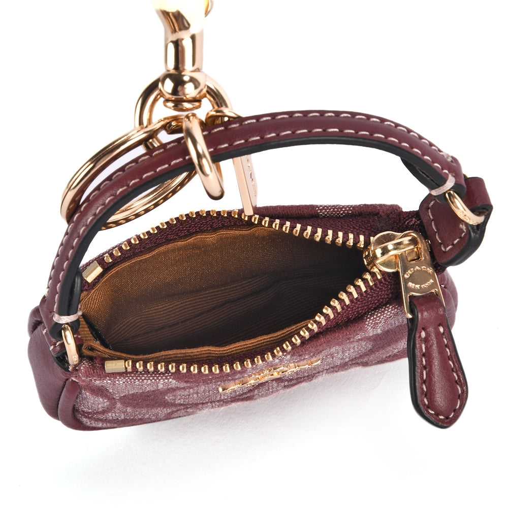 (現貨) Coach Mini Nolita Bag Charm In Signature Canvas