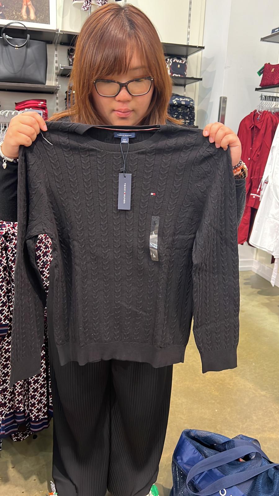 (現貨) Tommy Hilfiger Lady logo Sweater