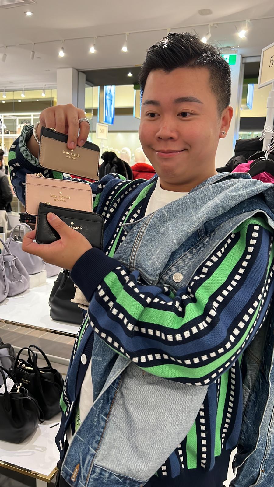 (現貨) Kate Spade 拉鏈Card Holder