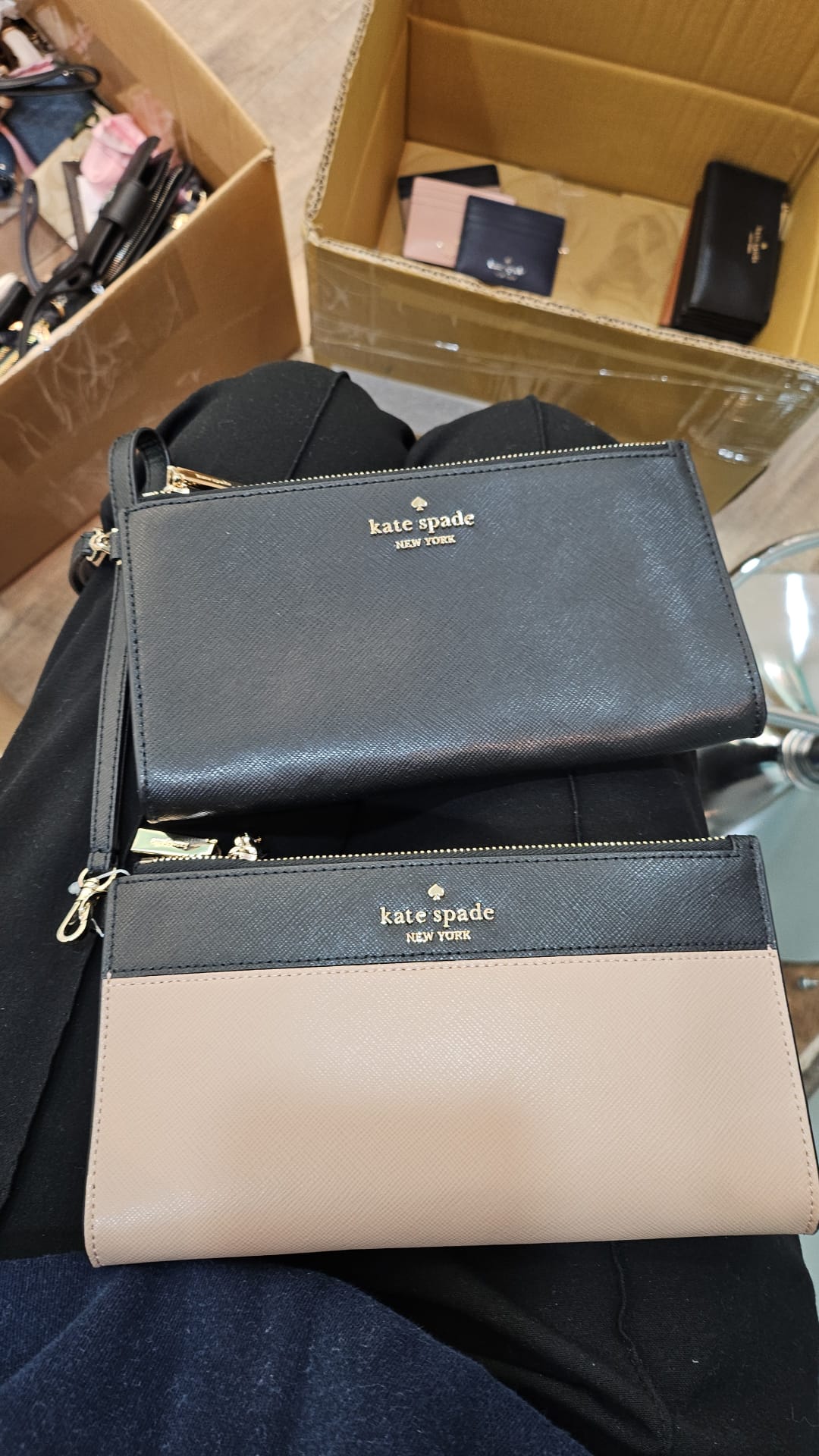 (現貨) Kate Spade 拉鏈長銀包