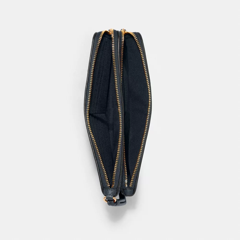 (現貨) Coach Double Zip Wallet