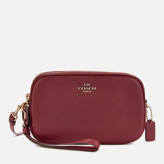 (現貨) Coach Polished Pebble Leather Sadie Bag