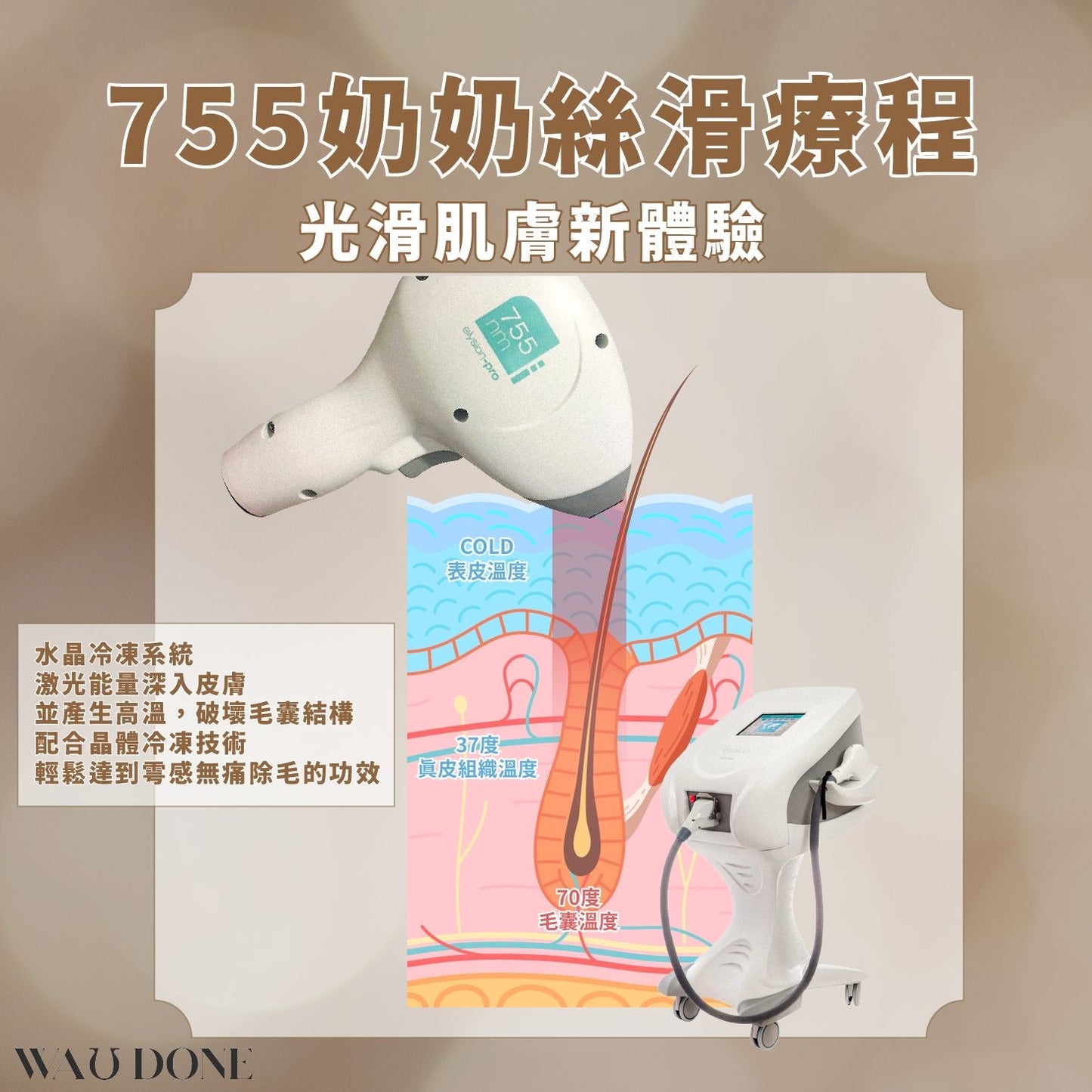755奶奶絲滑療程 (優惠)