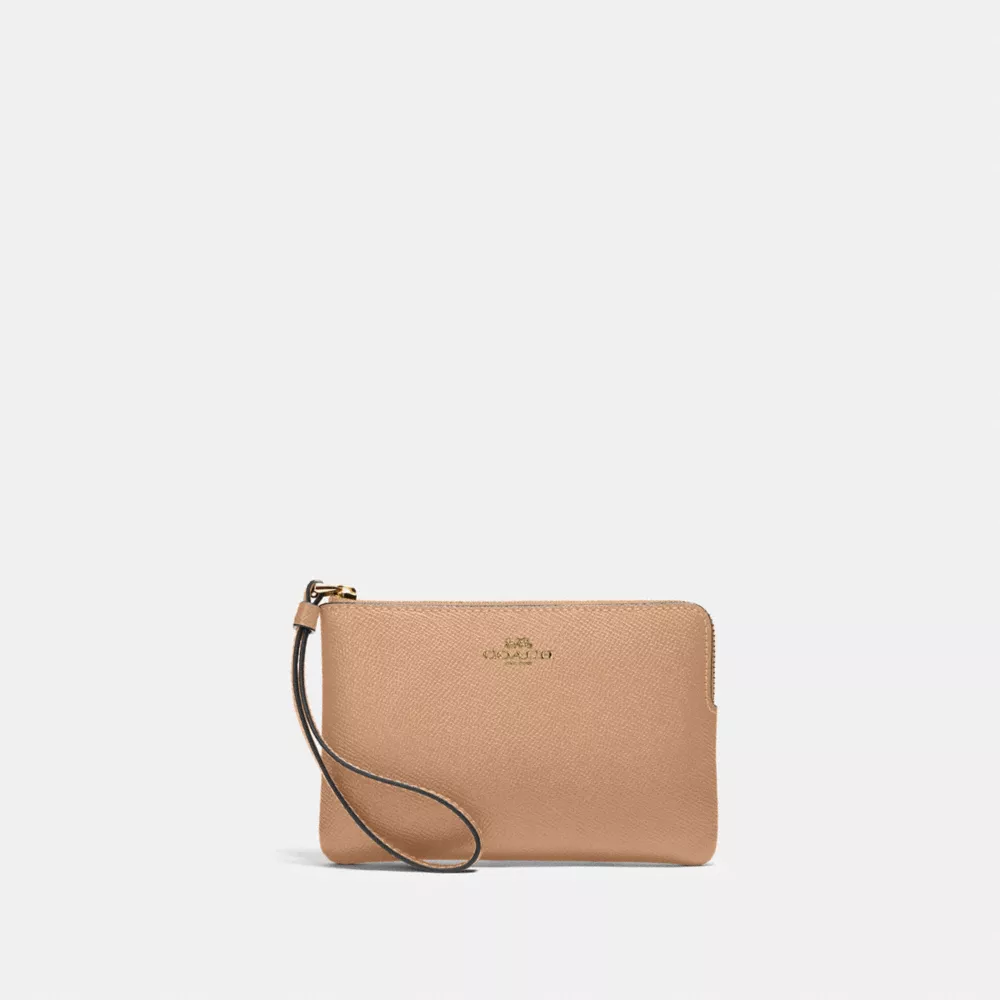 (現貨) Coach Corner Zip Wristlet