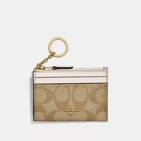 (現貨) Coach Mini Skinny Id Case In Signature Canvas