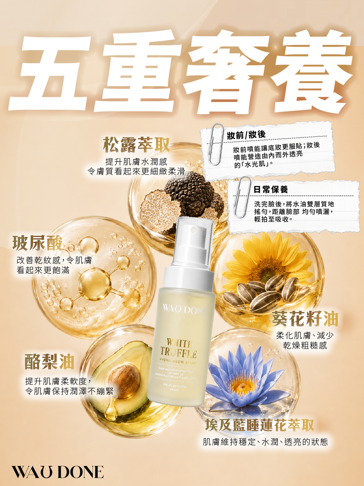 白松露水光透亮噴霧100ML