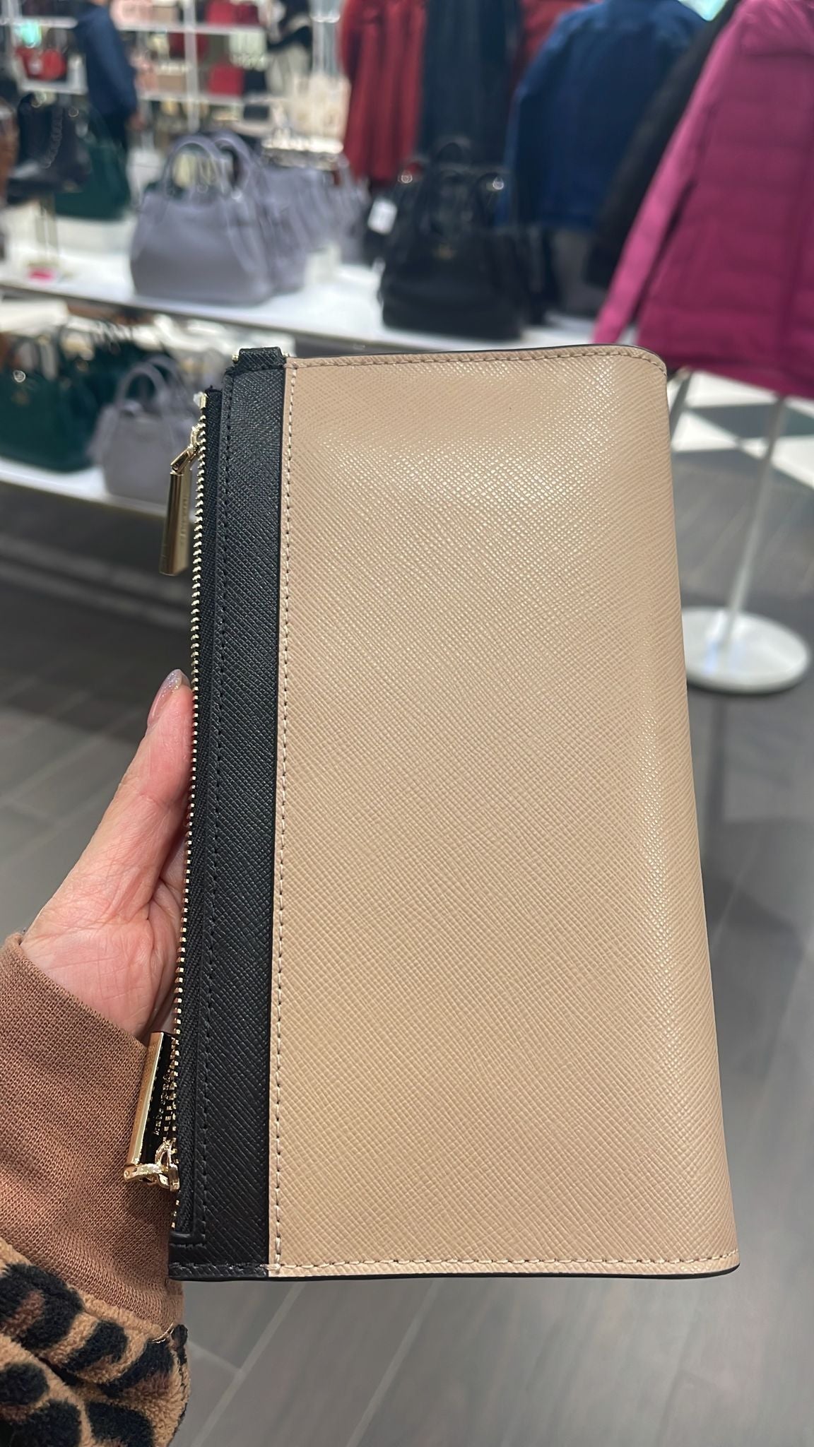 (現貨) Kate Spade 拉鏈長銀包