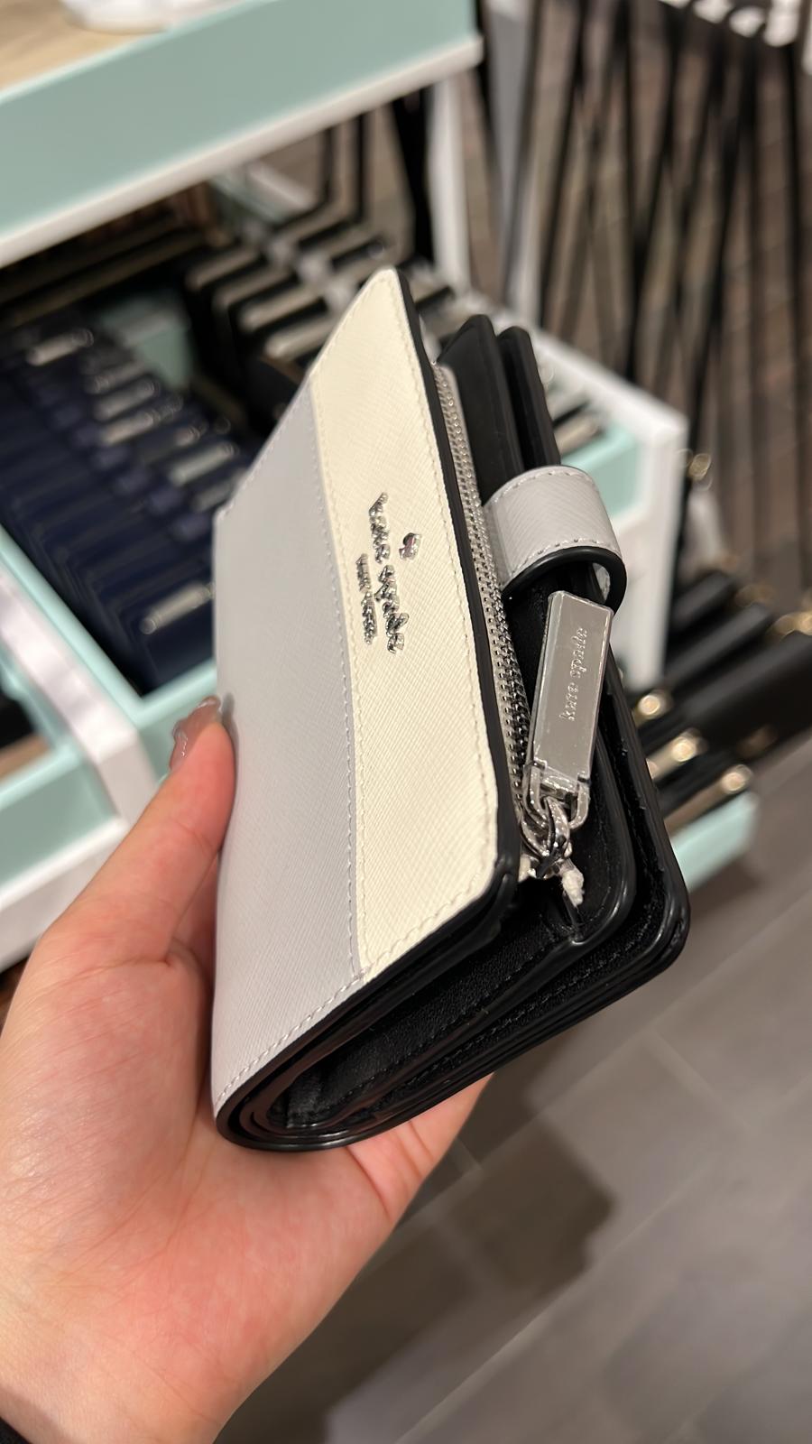 (現貨) Kate Spade 啪鈕拉鏈短銀包