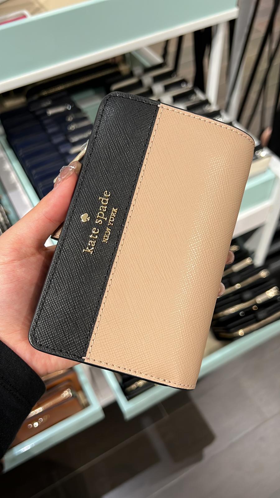 (現貨) Kate Spade 啪鈕拉鏈短銀包