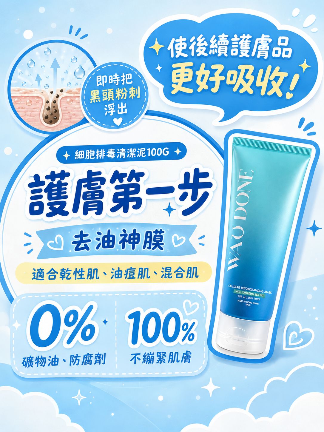 【Miss  Pear獨家優惠】 細胞排毒清潔泥100G