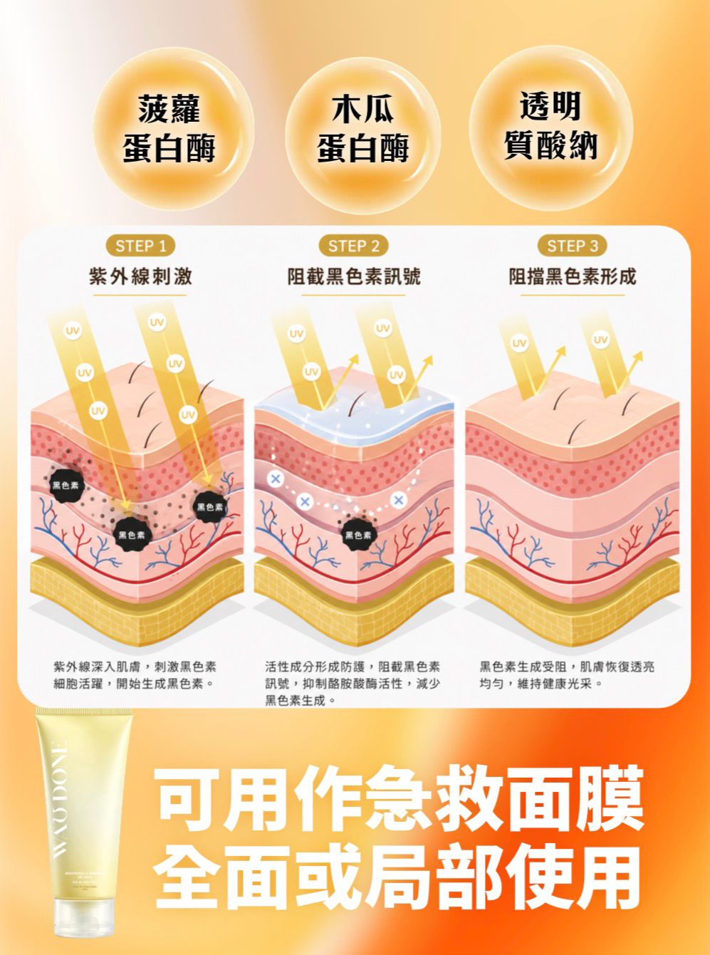 【Miss  Pear獨家優惠】煥白透亮淨肌面膜100G