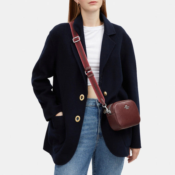 (現貨) Coach Polished Pebble Leather Sadie Bag