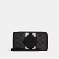 (現貨) Coach Dempsey Large Phone Wallet In Signature Jacquard With Stripe And Coach Patch