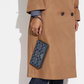 (現貨) Coach Long Zip Around Wallet In Signature Chambray